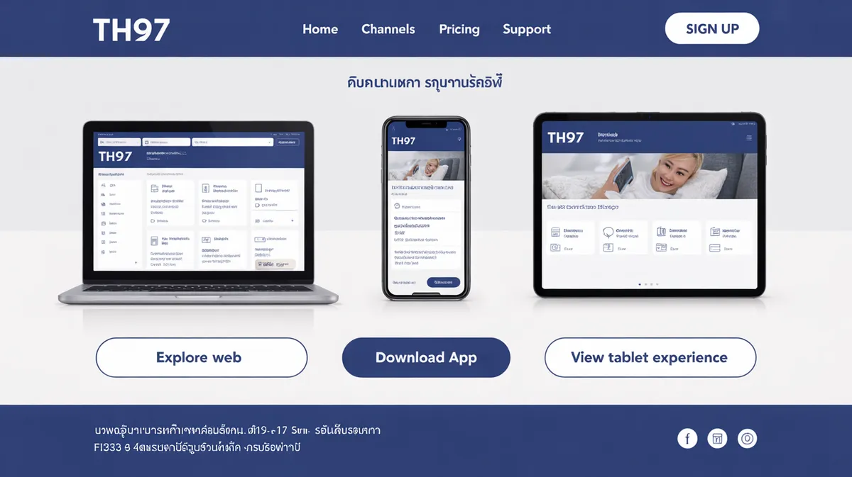 th97 ทางเข้าหลากหลายช่องทาง เว็บและแอป